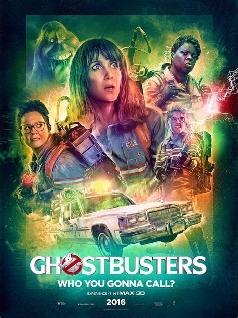 the movie poster for ghostbuster starring actors from various films and tv shows