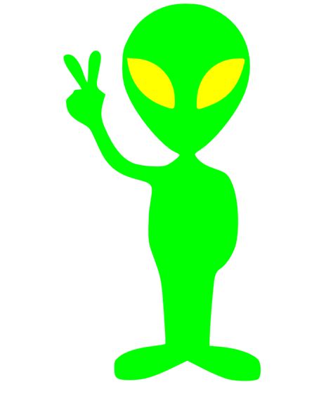 Alien Peace Sign