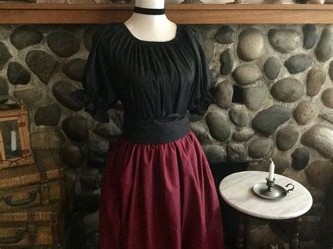pioneer skirt trek skirt pilgrim skirt pioneer costume etsy pioneer costume trending