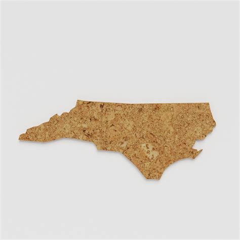 Cork Map Of North Carolina Geo 101 Design Geo 101 Design