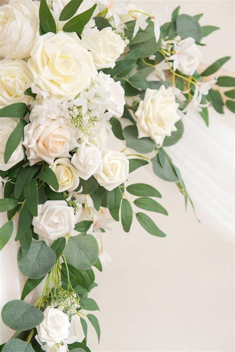 Besides good quality brands, you'll also find plenty of discounts when you shop for arch flower during big sales. Flower Arch Décor with Sheer Drape (Set of 2) - Timeless ...
