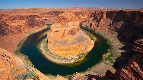 Nature Landscape River Canyon Grand Canyon Desert Wallpapers Hd