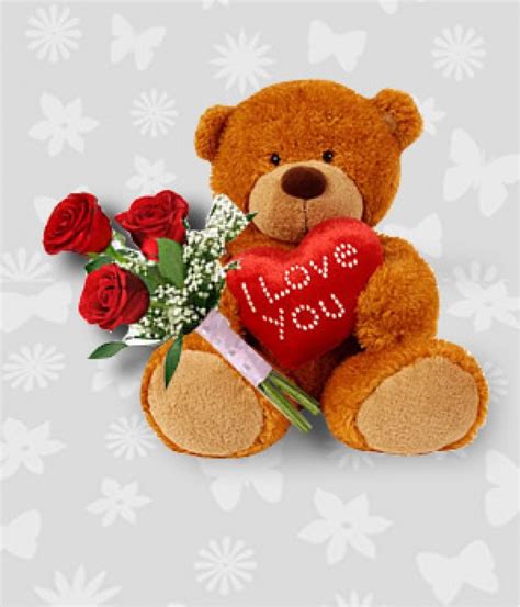 Send teady bears to philippines as a birthday gift, get well, new baby and love bears. Send Flowers Philippines | 3 PCS. RED ROSES W/ TEDDY BEAR