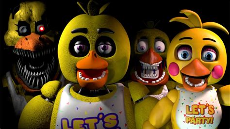All Chica Jumpscares Simulator Five Nights At Freddys 1 4 Youtube