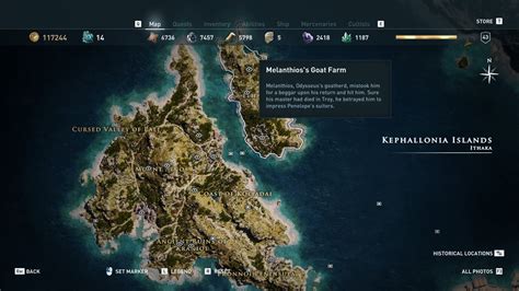 Assassin S Creed Odyssey S Hidden Historical Locations Map Is Stuffed
