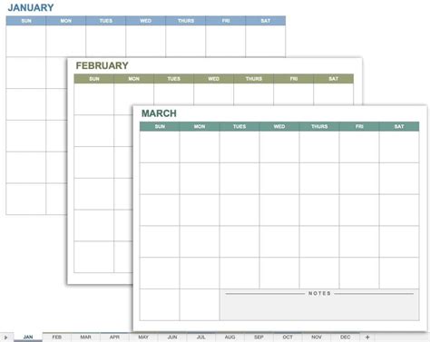 free printable calendar big boxes month calendar printable