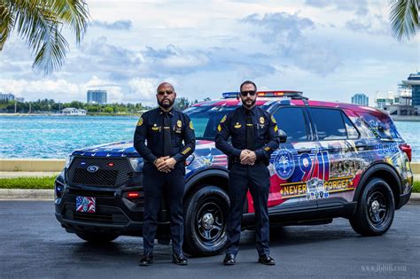 City Of Miami Police Department Unveils 911 Remembrance Car Wrap And