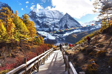 The Autumn At Yading Nature Reserve In Daocheng County China Nature