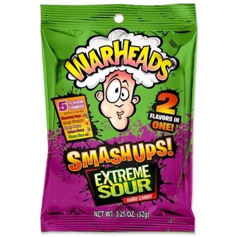 Warheads Smashups Extreme Sour Hard Candy 325 Oz Foods Co