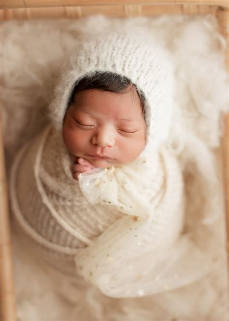 Swaddled Newborn Baby Girl Chicago Maternity Newborn Photographer