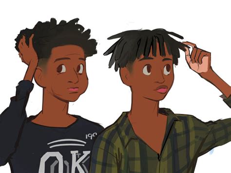 How To Draw African American Male Hair