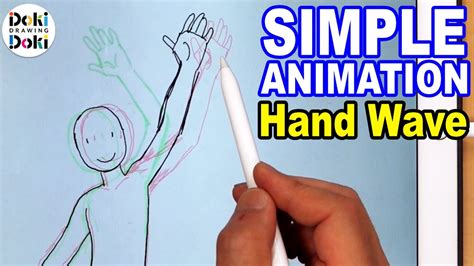 Simple Anime Movement Hand Waving Youtube