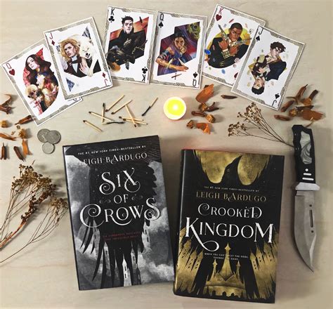 Six Of Crows And Crooked Kingdom By Leigh Bardugo Book Photography With