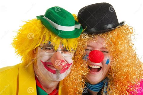 Happy Clowns Stock Photo Image Of Heads Comicals Clowns 18348772