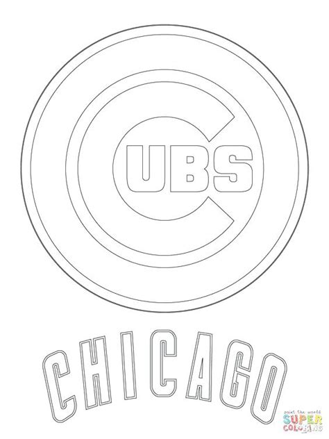 Major League Baseball Logo Coloring Pages At GetColorings Free