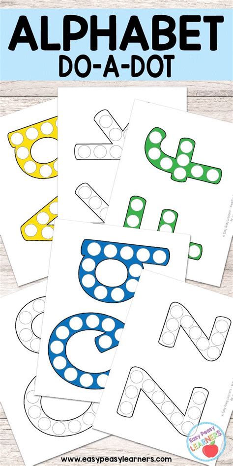 Do A Dot Printables Free Alphabet Printable Templates