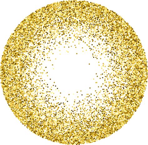 Paling Keren Transparent Background Gold Glitter Gold Circle Png Images And Photos Finder