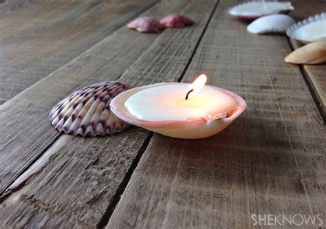 Turn Seashells Into Beautiful Candles With This Easy Diy