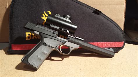 First Handgun Woohoo Browning Buckmark Camper With A Bsa Red Dot Guns