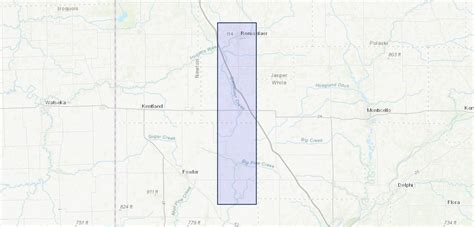 Flood Inundation Maps For The Iroquois River At Rensselaer Indiana U