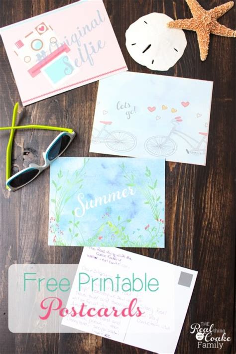 Free Summer Printable Postcards