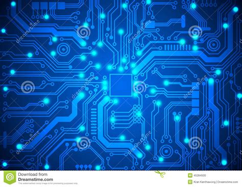 Internet dan jaringan 3g milik korea utara lumpuh lagi. Circuit Board Vector Background Stock Vector - Image: 45284500