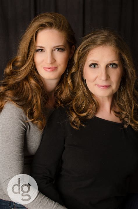 Glamour Mother And Daughter Portrait Photography