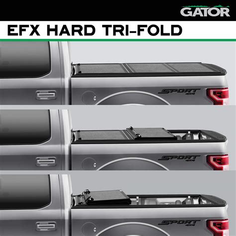 Gator Efx Hard Tri Fold Truck Bed Tonneau Cover Gc34010 Fits 2020