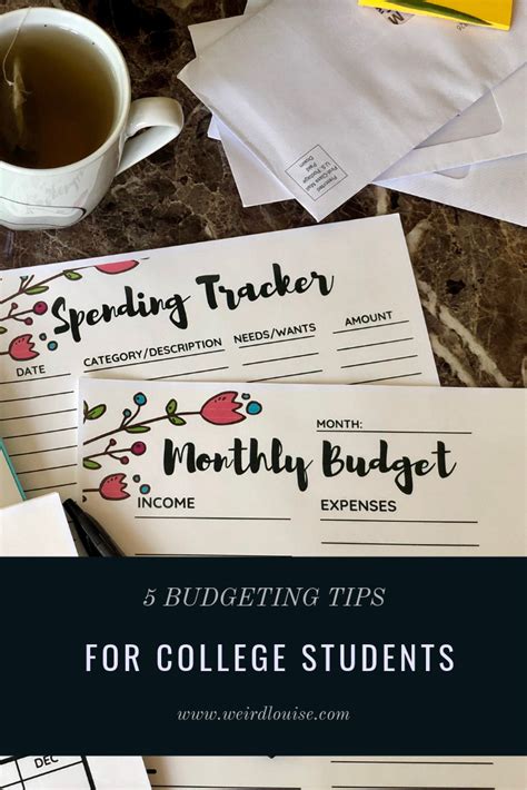 Topics include ways to save money, benefits of living off campus, and tips for finding the right living situation. 5 Budgeting Tips for College Students | College student budget, Budgeting, Budgeting tips