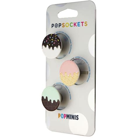 Popsockets Popmini Grips For Phones And Tablets 3 Pack Drippy Ice Cr