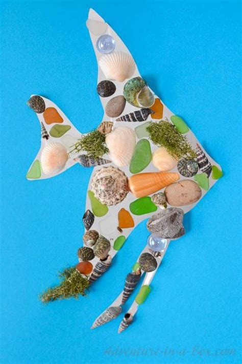 Kids Seashell Collage 3 Fun Steps Craft Projects For Every Fan