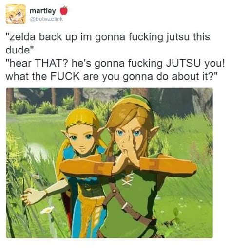 Link Jutsu The Legend Of Zelda Breath Of The Wild Know Your Meme