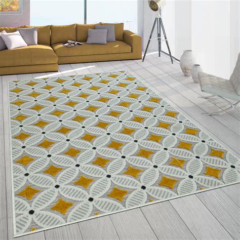 Teppich grau gelb genial 30 luxus von teppich grau modern. In- & Outdoor-Teppich Mit Retro-Design Balkon Terrasse 3D ...