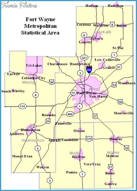Zip Code Map Fort Wayne In Map