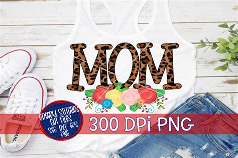 Mom Png For Sublimation Mothers Day Png Leopard Print Mom Etsy