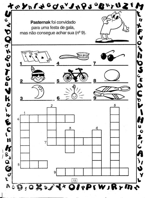 Cruzadinha Portugues 7 Ano