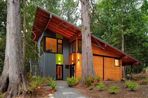 Download other design about house shed designs in our other blog. Single Slope Roof Metal Buildings | Modern Mountain House ...