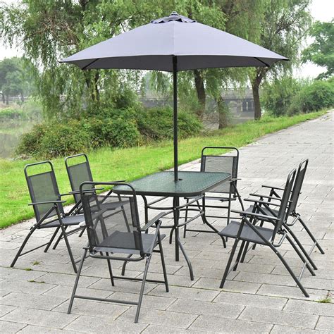 We did not find results for: 8 PCS Patio Garden Set Furniture 6 Folding Chairs Table ...