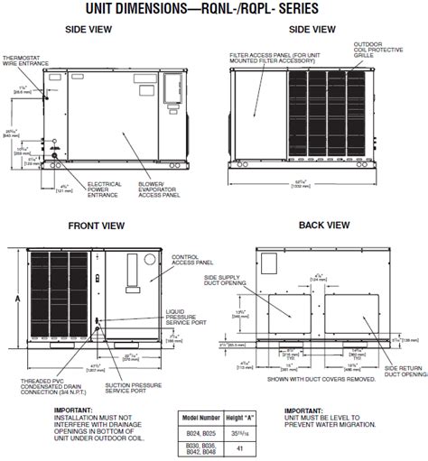 User manuals, rheem air conditioner operating guides and service manuals. RQNLB036JK000 3.0 Ton Rheem Down Flow Horizontal Package Unit Air Conditioner System