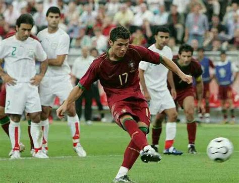 Portugal 2 Iran 0 In 2006 In Frankfurt Cristiano Ronaldo Makes It 2 0