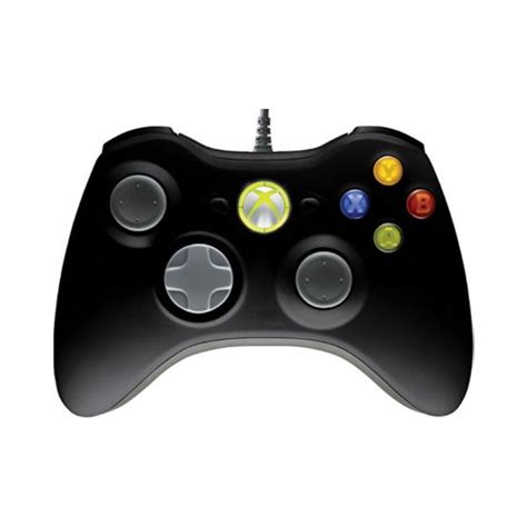 New Official Microsoft Xbox 360 Wired Controller For Pc Black 52a