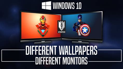How To Set Different Wallpapers On Dual Monitors Windows 11