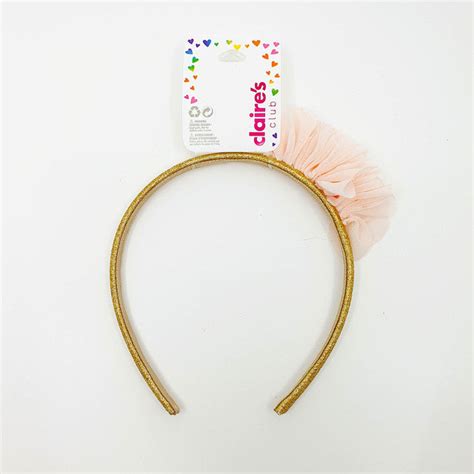 Claires Club Gold Floral Headbands