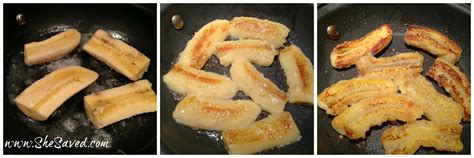 How To Make Fried Bananas Shesaved®