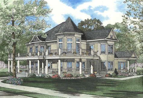 New building techniques and advances in industrialization enabled builders to design fanciful, highly adorned homes that were limited only by the imagination. Country Victorian House Plan - 3 Bedrms, 2.5 Baths - 5293 ...