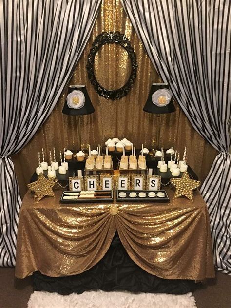 Of The Best Ideas For Black And Gold Birthday Decorations Home