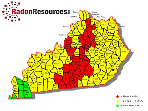 Kentucky Radon Mitigation Testing And Levels Radonresources