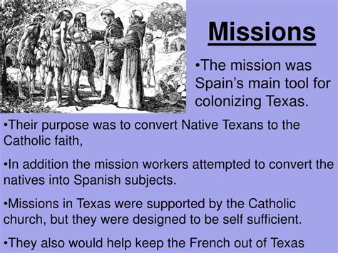 Ppt Spanish Missions In Texas 1650 1800 Powerpoint Presentation Free