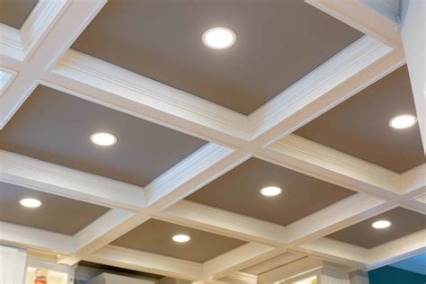Coffered Ceiling With Recessed Lighting Coffered Ceilings Pros And