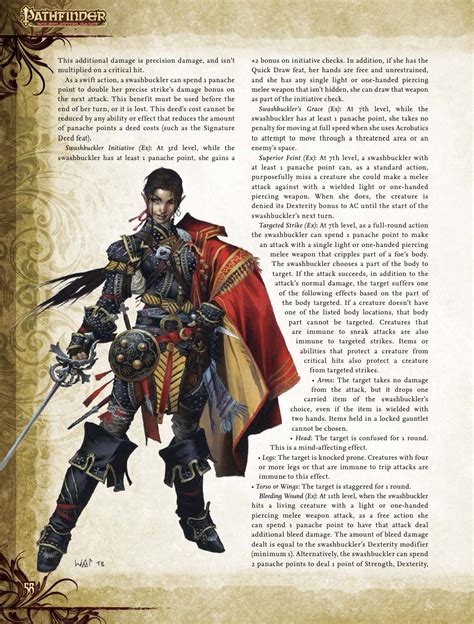 Posted by 4 years ago. RPG - Pathfinder: Swashbuckler - Talking Nerdy